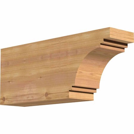 Ekena Millwork Pescadero Smooth Rafter Tail, Western Red Cedar, 5 1/2"W x 10"H x 24"L RFT06X10X24PEC00SWR